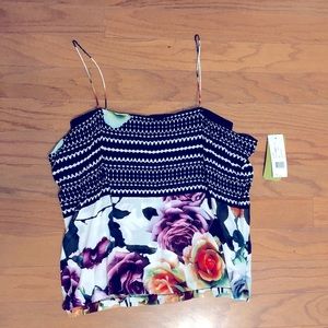 Nicole Miller Floral Blouse